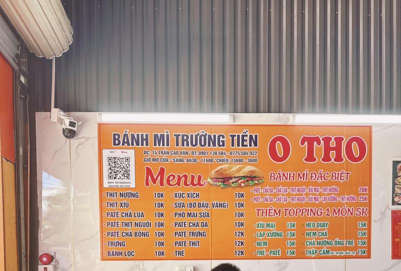 Bánh mì dùng cho bữa sáng nhanh tại quán ăn Việt Nam