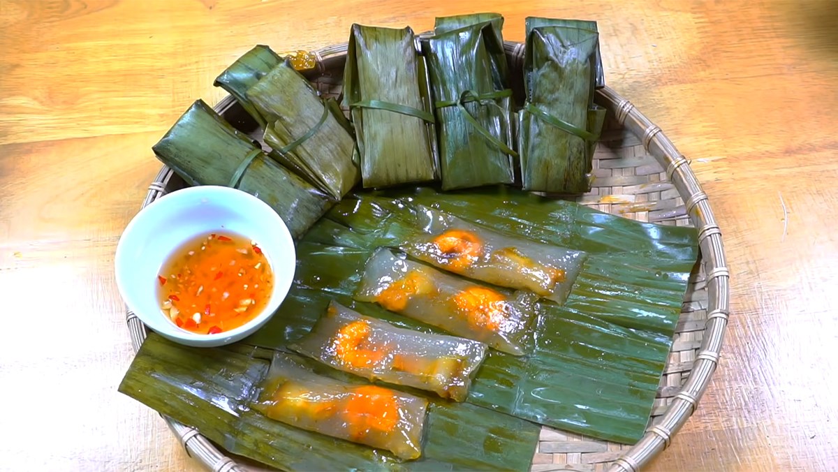 Cách làm bánh bột lọc Huế chay tại nhà: vỏ trong, dẻo, không bị cứng