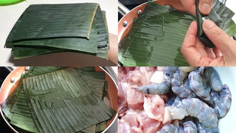 Cách quấy bột năng làm vỏ bánh bột lọc Huế trong veo và dẻo dai