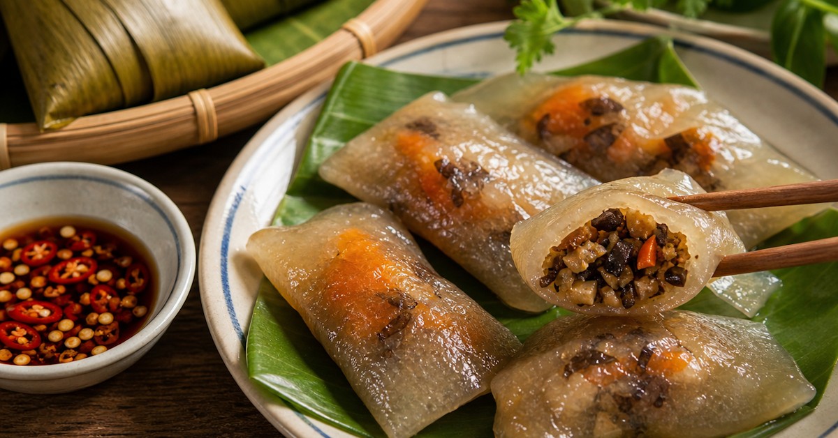 Bánh bột lọc Huế: cách nhận biết, ăn ngon và chọn mua