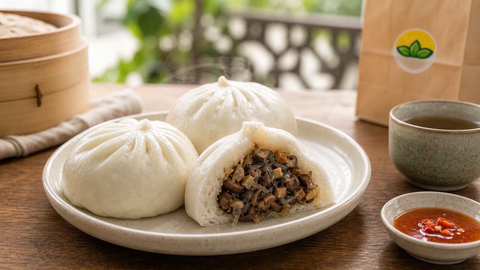 Bánh bao chay: món gì, hợp ai, nên chọn nhân nào và đặt thế nào cho gọn