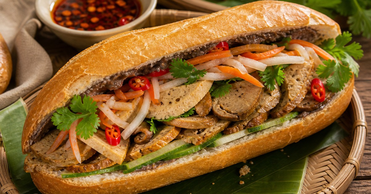 Bánh mỳ thập cẩm chay