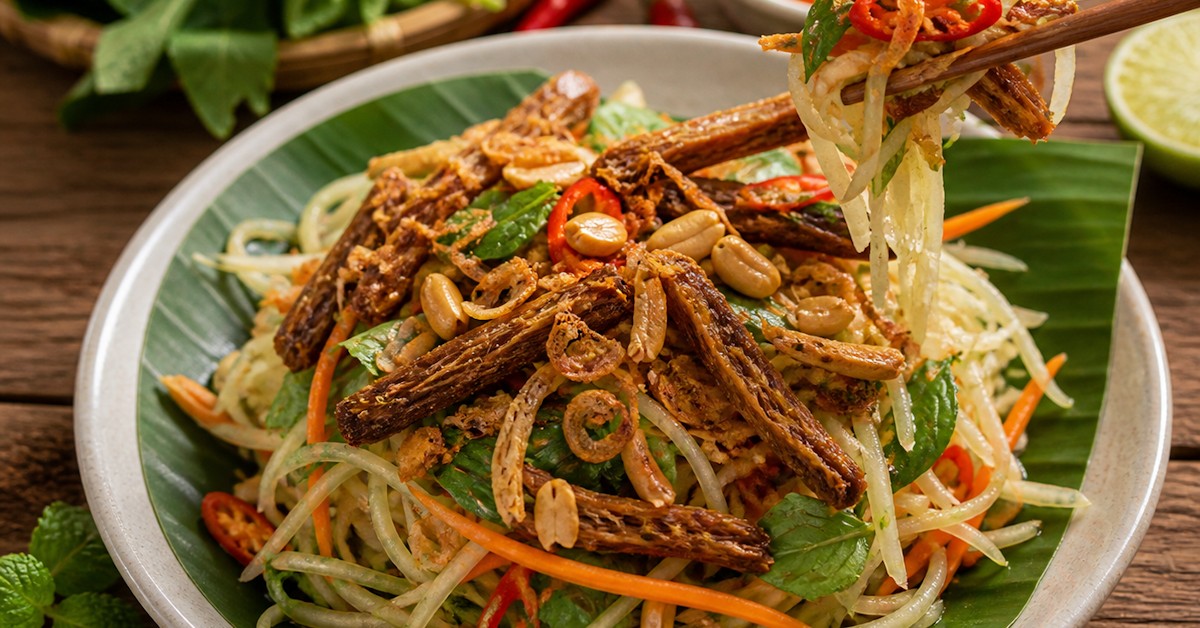 Nộm khô bò chay