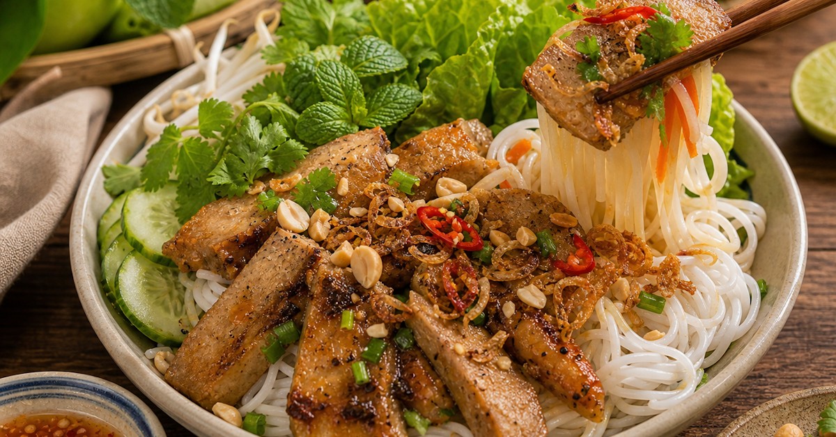 Bún bò Nam bộ chay