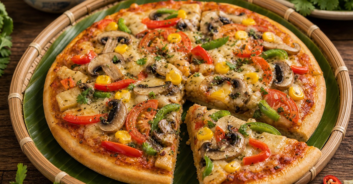 Pizza chay 22cm